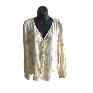 Cottagecore Floral‎ Top Size S Folklore Era Feminine Fairycore Romantic Pastel